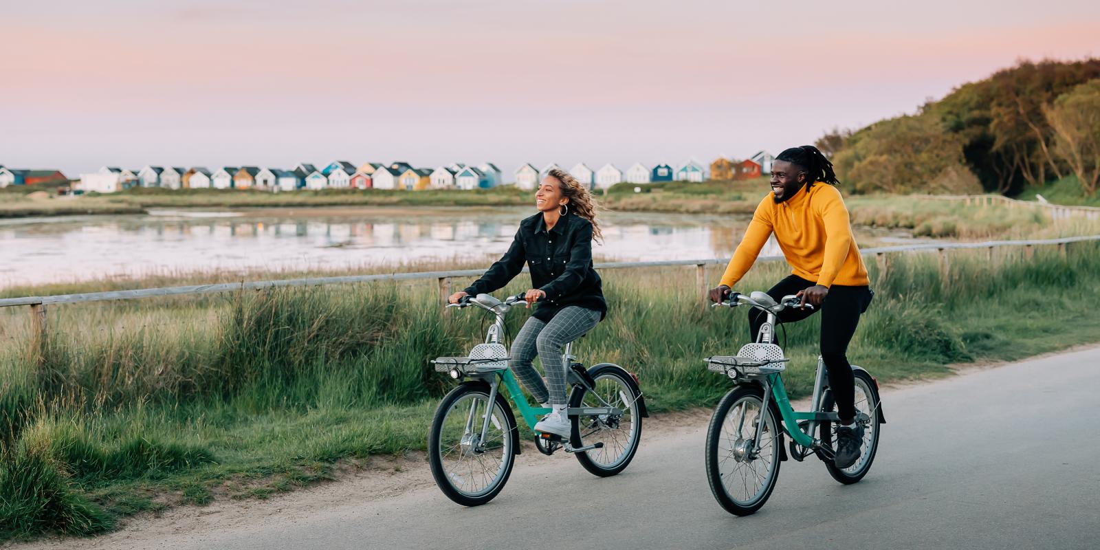 Beryl bike riders in Bournemouth