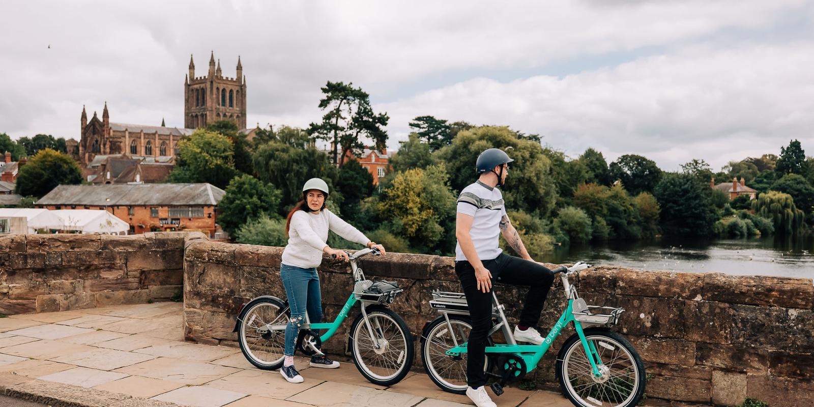 Hereford bike and e-bike user 