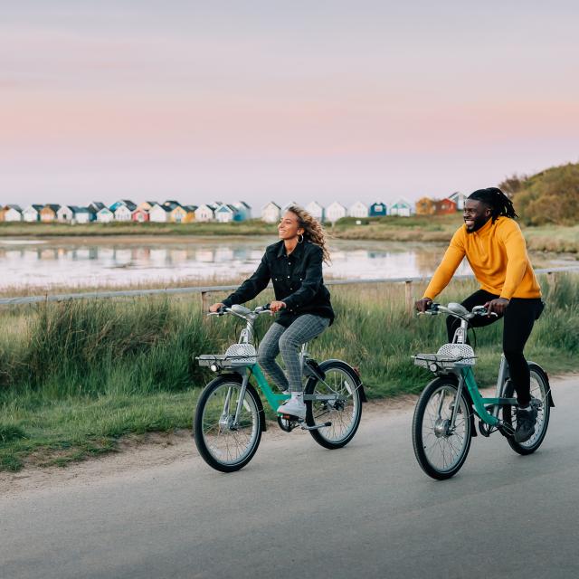 Beryl bike riders in Bournemouth
