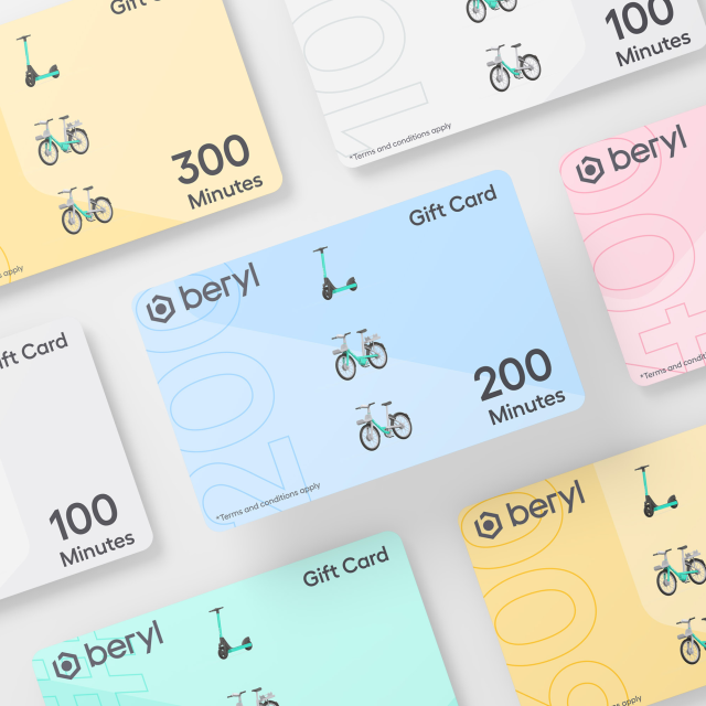 Beryl gift cards