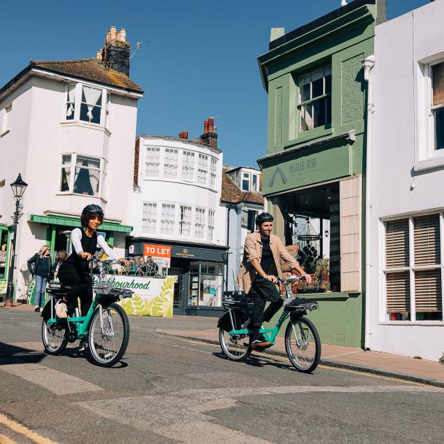 Beryl BTN Bikes users in Brighton city centre